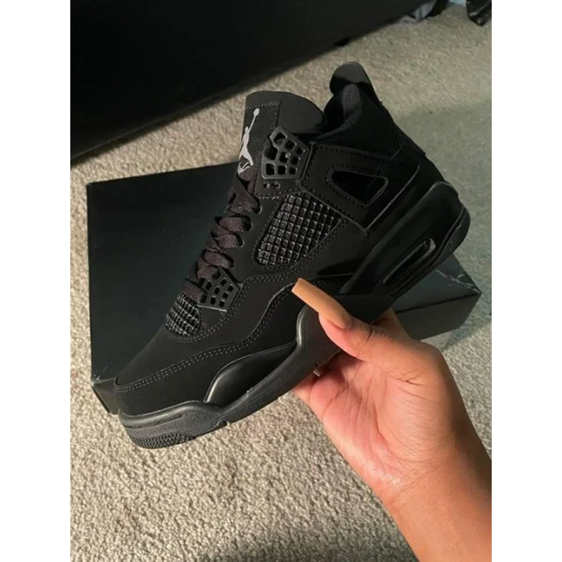 11-Jordan-Retro-4-Black-Cat-3499-1.webp Trendy Jordan Retro 4 Black Cat Shoes for Men (SOH91)
