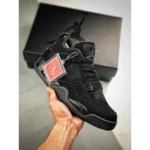Trendy Jordan Retro 4 Black Cat Shoes for Men (SOH91)