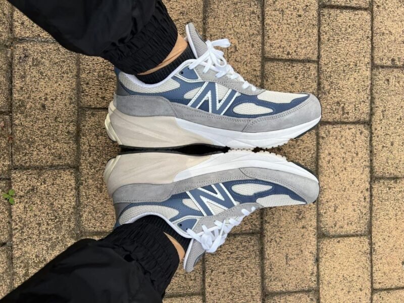 Imported New Balance 990 V6 Grey Navy Shoes for Men (BS302)