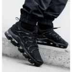 Stylish Nike Vapormax Plus Triple Black Shoes for Men (SW4771)