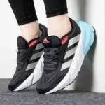 Stylish Adidas Adistar Turbo Black Blue Shoes for Men (SW4820)