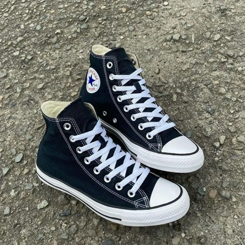 Trendy Converse All Star Black White Shoes for Men (GF189)