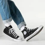 Trendy Converse All Star Black White Shoes for Men (GF189)