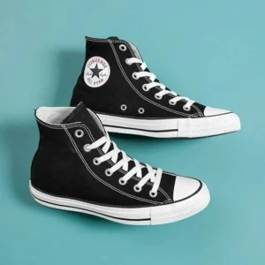 Trendy Converse All Star Black White Shoes for Men (GF189)