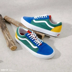 Trendy Vans Old Skool Yacht Club Rainbow Shoes for Men (GF187)