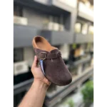 Premium Birkinstock Boston Suede Brown (TC115)