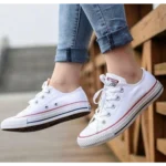 Trendy Converse All Star White Short Shoes for Men (GF186)