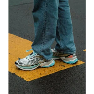 Premium Puma Velophasis Grey Blue Shoes for Men (BS316)