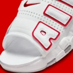 Imported Nike Uptempo Slides Red White (SOS2621)
