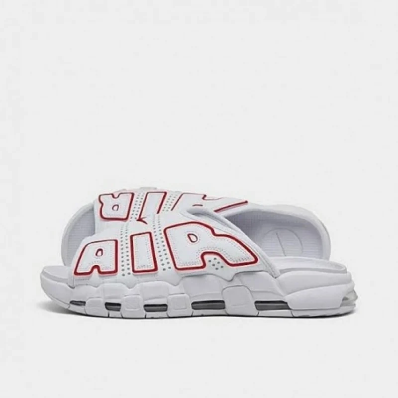Imported Nike Uptempo Slides Red White (SOS2621)