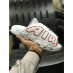 Imported Nike Uptempo Slides Red White (SOS2621)