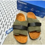 Premium Birkenstock Kyoto Suede Olive (TC111)