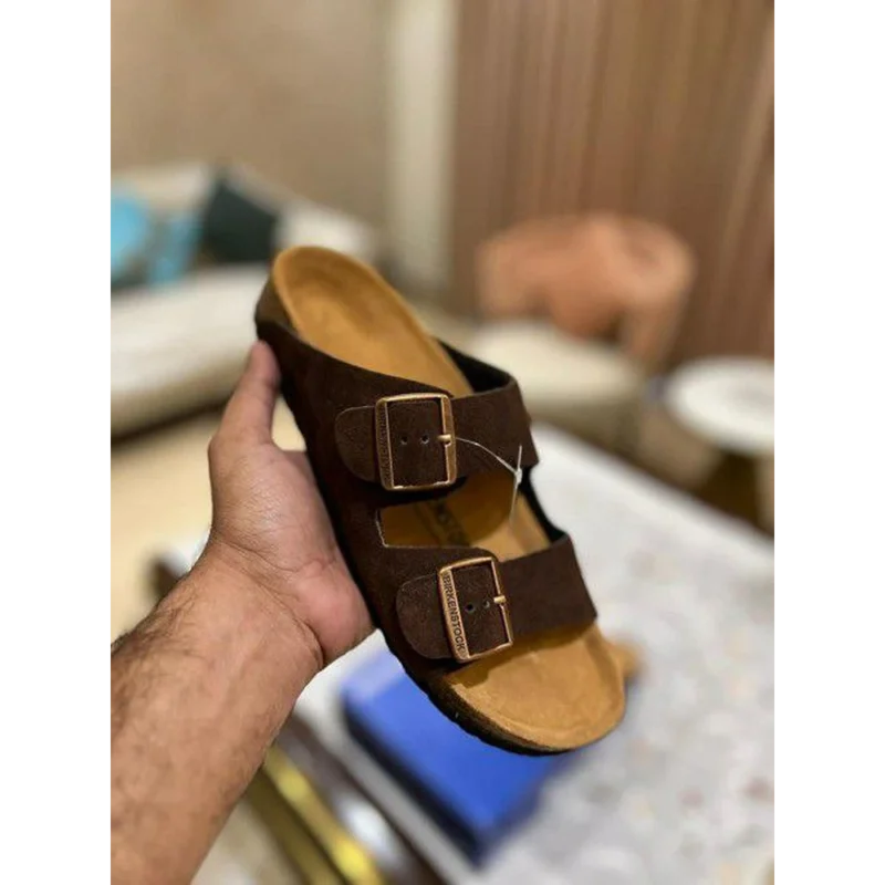 Trendy Birkenstock Arizona Suede Brown (AME307)