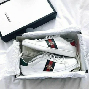 Premium Gucci Ace Bee White Sneaker for Men (BS314)