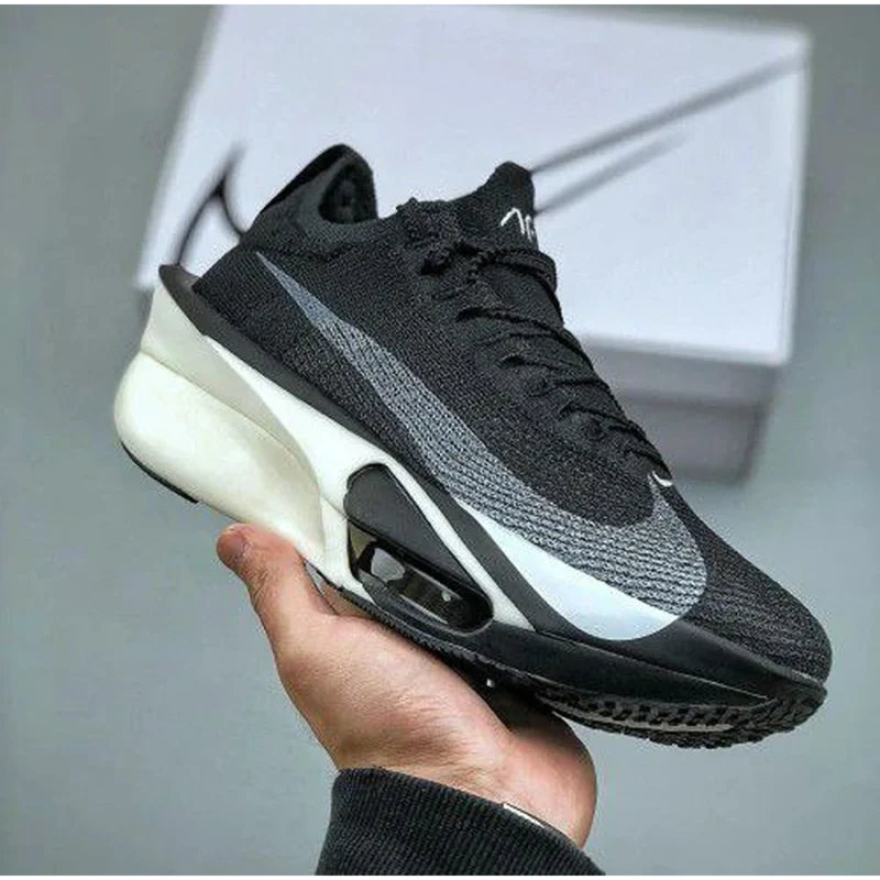 Premium Nike Air Zoom Alphafly 3 Black Shoes for Men (BS313)