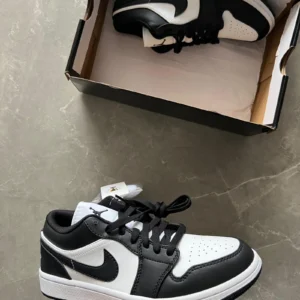 Nike Air Jordan Cut Low Sneaker Black & White Men's Shoes