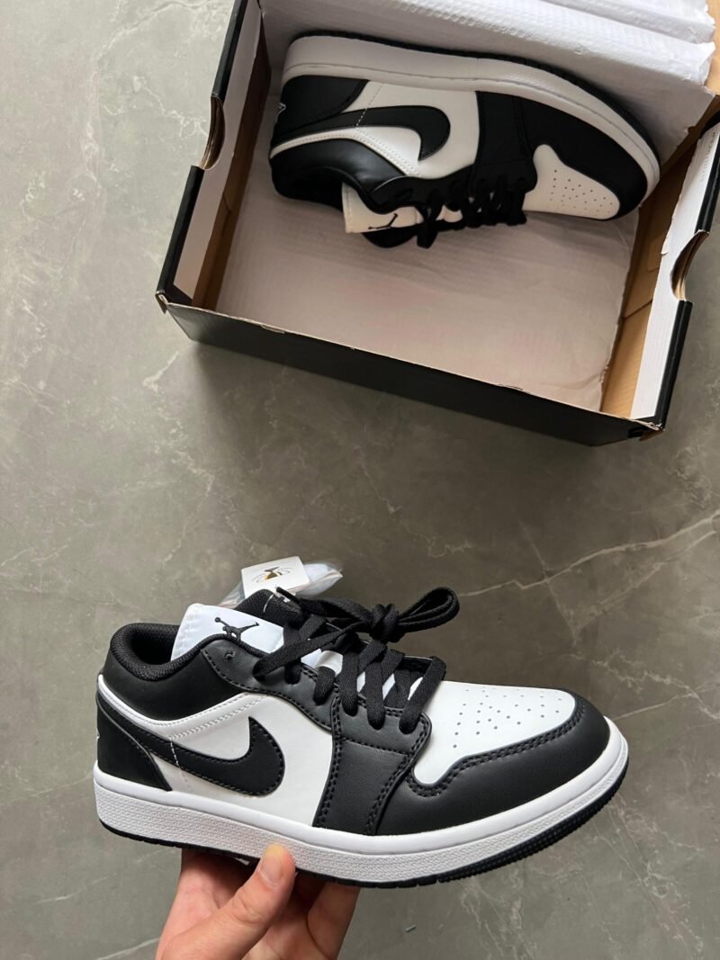 Nike Air Jordan Cut Low Sneaker Black & White Men's Shoes