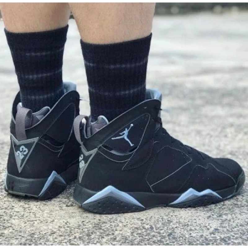 Trendy Jordan Retro 7 Chambray Shoes for Men (SOH100)