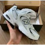 Premium New Balance 530 White Navy Shoes for Men (SOH45)