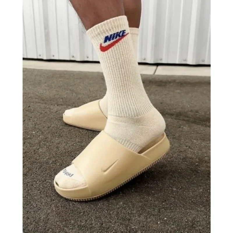 Imported Nike Calm Slides Beige (SOS2618)