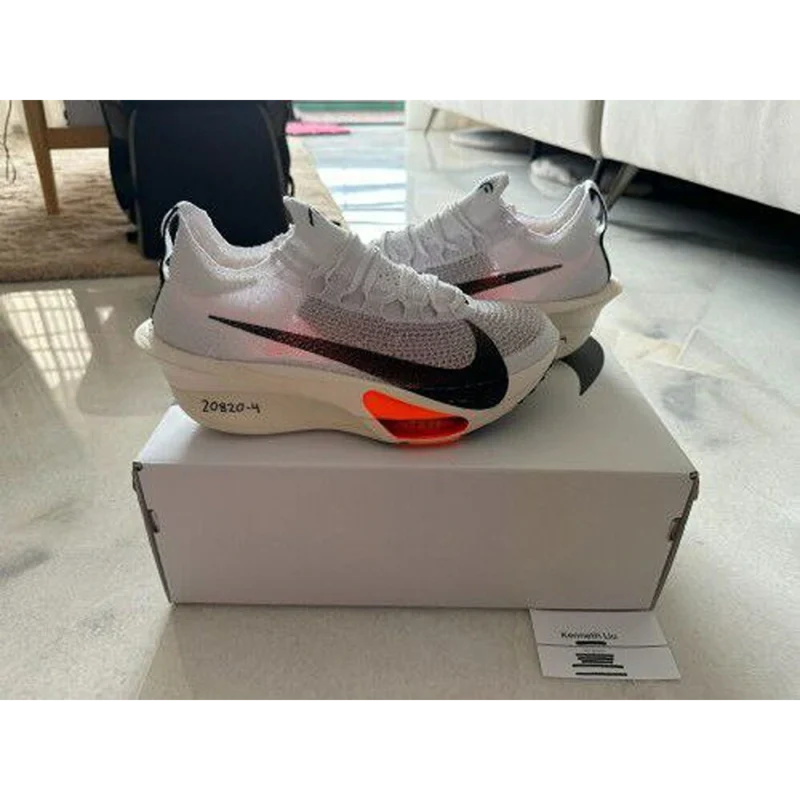 Premium Nike Zoom Alphafly 3 White Shoes for Men (BS312)