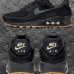 Premium Nike Air Max 90 Black Gum Shoes For Men (SW6136)