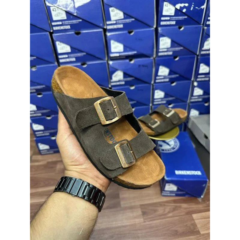 Premium Birkinstock Birko Sandals Brown (TC108)