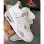 Imported Air Jordan Retro 4 White Oreo Shoes for Men (SOH39)