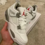 Imported Air Jordan Retro 4 White Oreo Shoes for Men (SOH39)