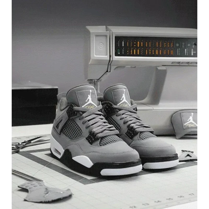 Trendy Jordan Retro 4 Cool Grey with Og Box (GF179)