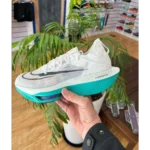 Trendy Nike Air Zoom Alphafly 2 White Clear Jade Shoes for Men (BS350)