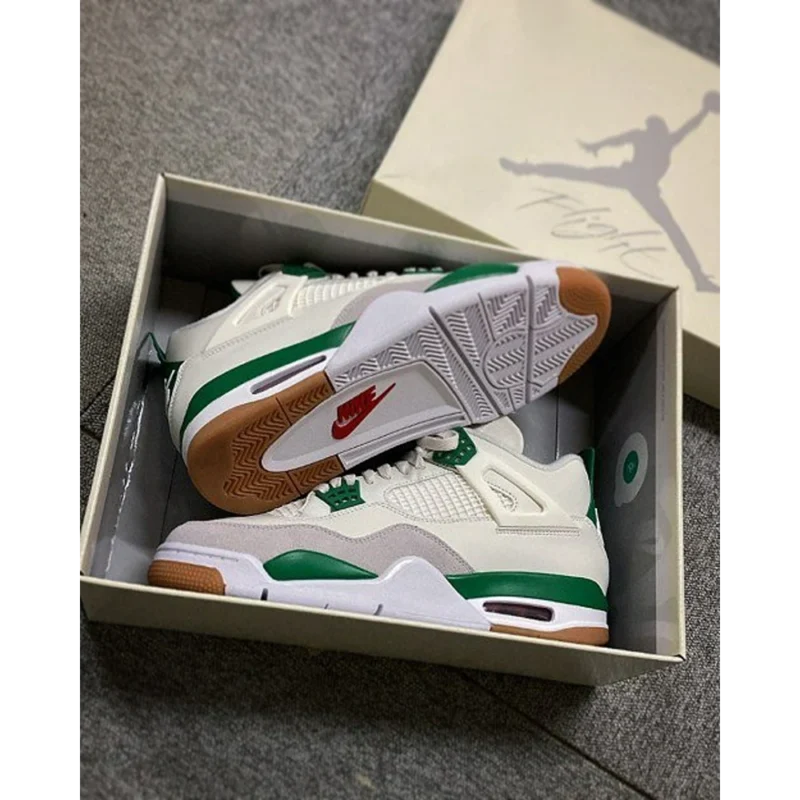 Trendy Air Jordan Retro 4 SB Pine Green Shoes for Men (GF178)