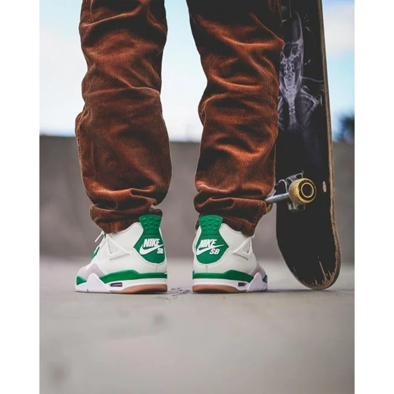 Trendy Air Jordan Retro 4 SB Pine Green Shoes for Men (GF178)