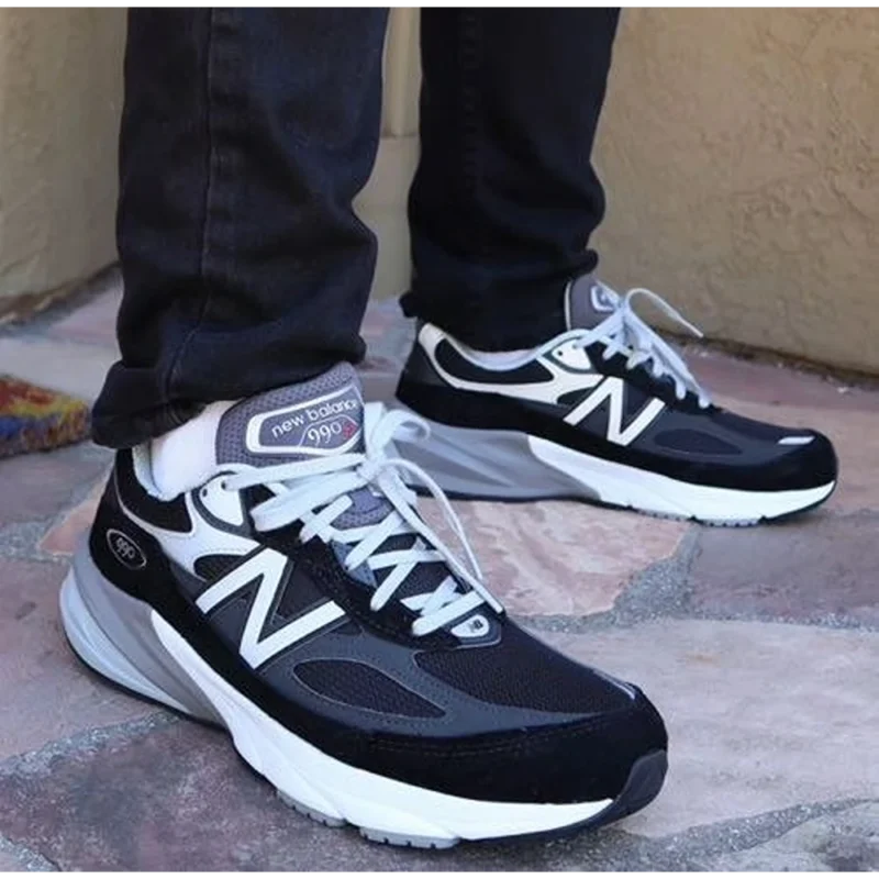 Classy New Balance 990 V6 Black Grey Shoes for Men (SOH79)