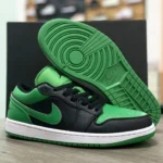 Classy Nike Air Jordan 1 Low Black Lucky Shoes for Men (SW4709)