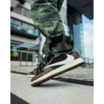 Premium Travis Scott X Air Jordan 1 Low Og Dark Mocha Shoes for Men (HOF97)