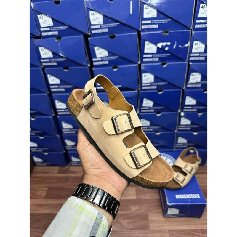 Premium Birkinstock Birko Sandals Beige (TC105)