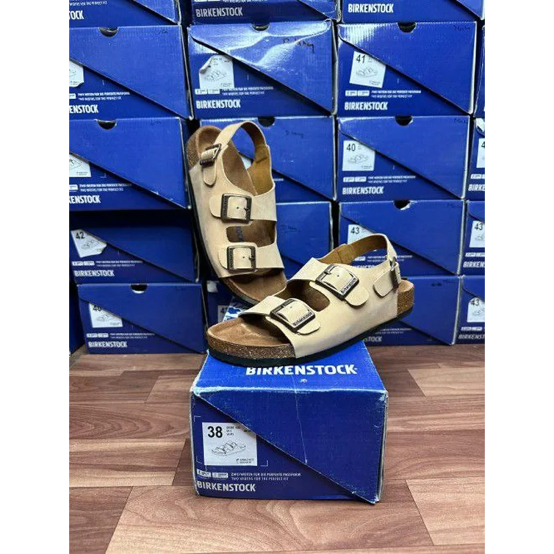 Premium Birkinstock Birko Sandals Beige (TC105)