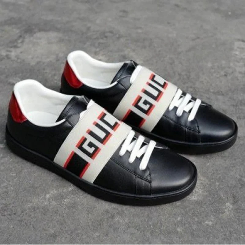 24-Gucci-ace-stripe-ivory-shoe-4200-1.webp Trendy Gucci Ace Stripe Ivory Shoes for Men (BS348)