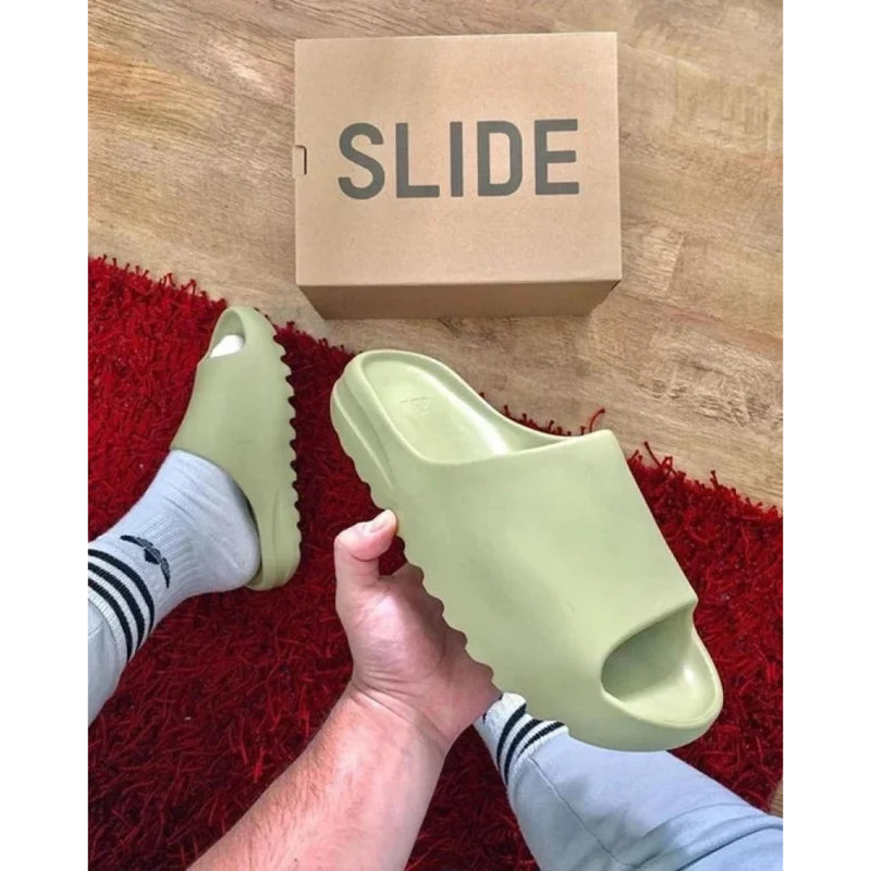Imported Adidas Yeezy Slides Resin Green (SOS2641)