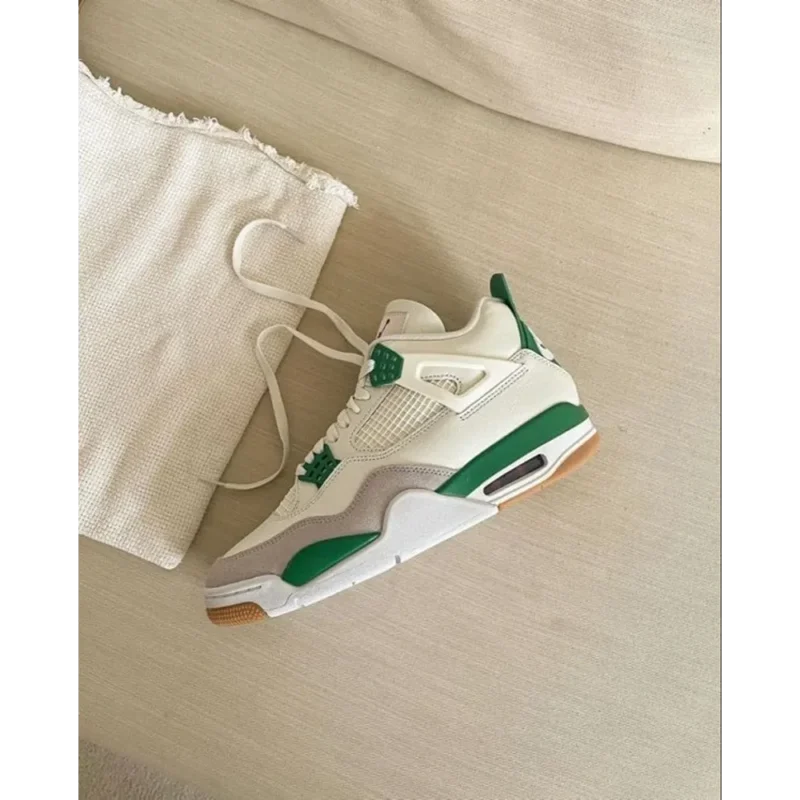 25-Nike-air-jordan-retro-4-pine-green-2999-1.webp Classy Nike Air Jordan Retro 4 Pine Green Shoes for Men (SW4732)
