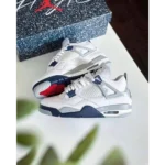 Trendy Air Jordan Retro 4 Midnight Navy Shoes for Men (GF177)