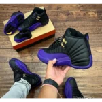 Classy Jordan 12 Field Purple Shoes for Men (SOH76)