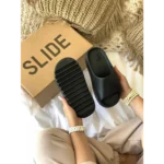 Imported Adidas Yeezy Slides All Black (SOS2638)