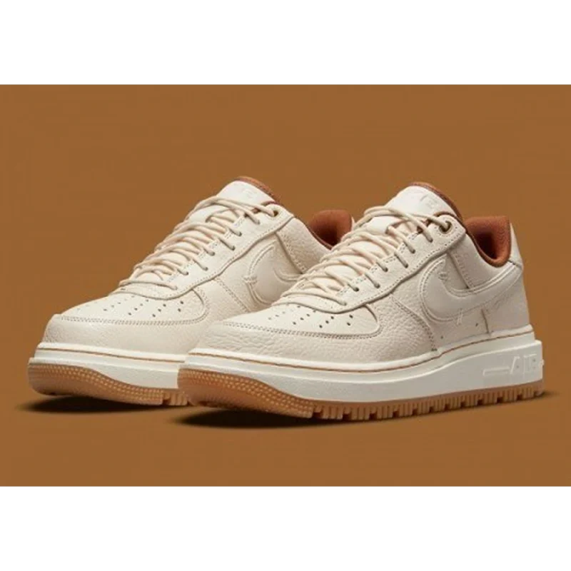 Premium Nikee Airforce 1 Low Luxe Pecan Shoes for Men (HOF92)