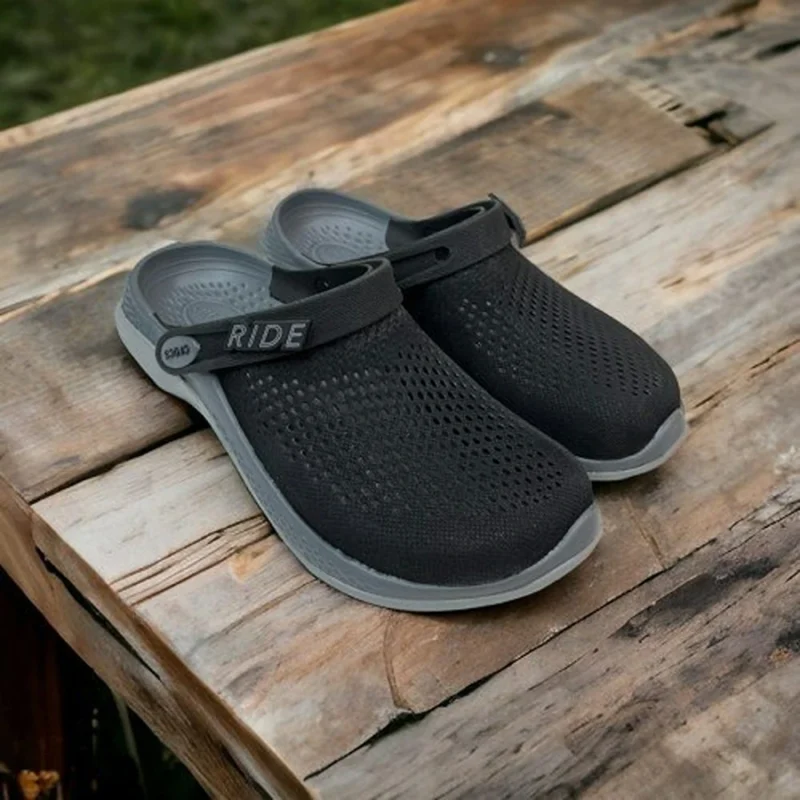 Premium Crocs 360 Literide Black Grey (TC102)
