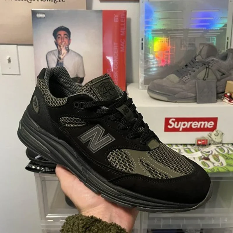 Imported New Balance X Stone Island 991v2 Shoes for Men (HOF76)