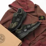 Imported New Balance X Stone Island 991v2 Shoes for Men (HOF76)