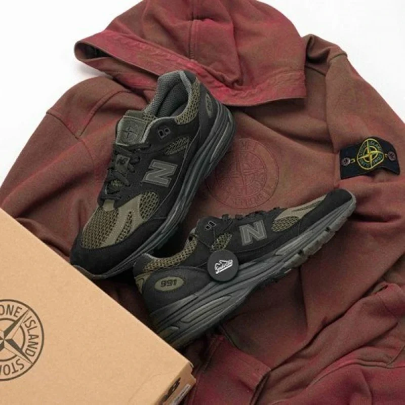 Imported New Balance X Stone Island 991v2 Shoes for Men (HOF76)
