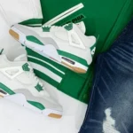 Imported Nike Air Jordan Retro 4 Pine Green Shoes for Men (AME274)